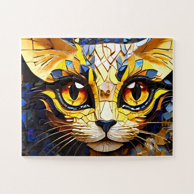 Enfants Jigsaw Puzzle Jeux de chats en mosaïque (Horizontal)