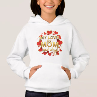 Enfants 'Mon amour pour maman et papa' Coeurs colo
