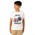 Enfants Monster Trucks Anniversaire T-shirt