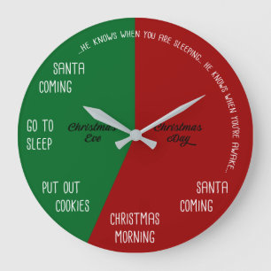 Enfants Noël Soirée de Noël Jour de Noël Horloge d