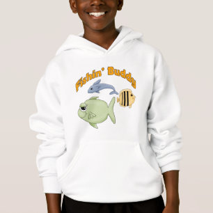 Enfants pêchant des T-shirts et enfants pêchant