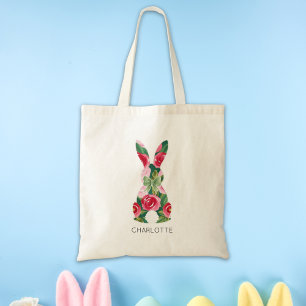 Enfants personnalisés Sac fourre-tout lapin de Pâq