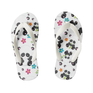 Enfants Petites filles panda ours tongs