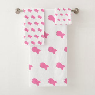 Enfants Rose Poisson Poisson Blanc