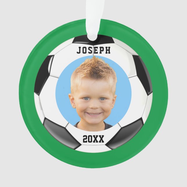 Enfants Sporty Green Photo Football (devant)