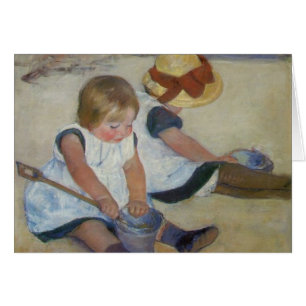 Enfants sur la plage, Mary Cassatt