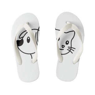 Enfants Tongs cat& dog pour vacance new DESGIN