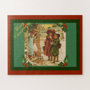 Enfants victoriens Noël Break Puzzle