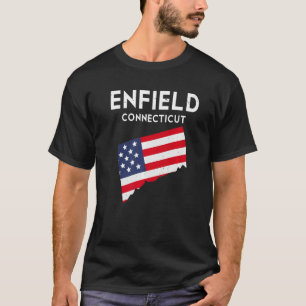 Enfield Connecticut USA State America Travel Conne T-Shirt