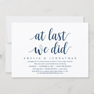Enfin, nous l'avons fait, Invitation de dîner d'él