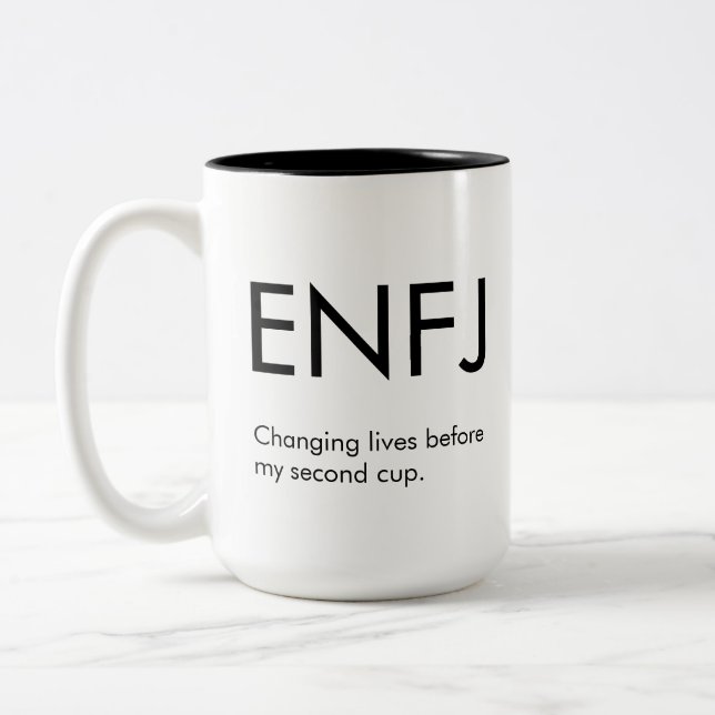 ENFJ Changing lives Mug Gift (Left)