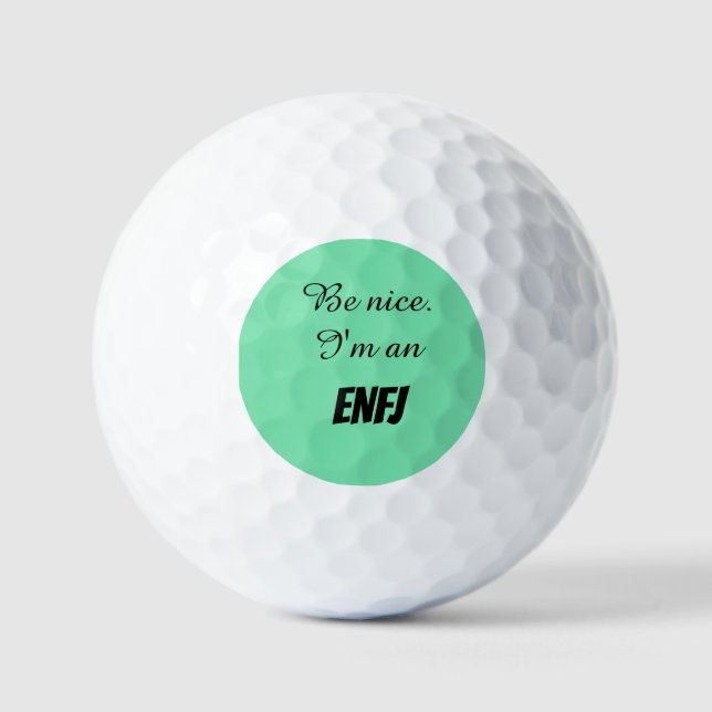 ENFJ Golf Balls (Front)