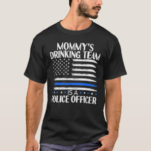 Enforcement Police Officer Mom Cop T-Shirt