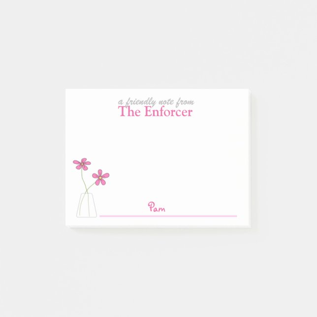 Enforcer Post-it Note (Front)