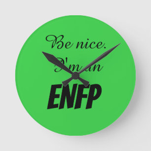 ENFP Acrylic Wall Clock