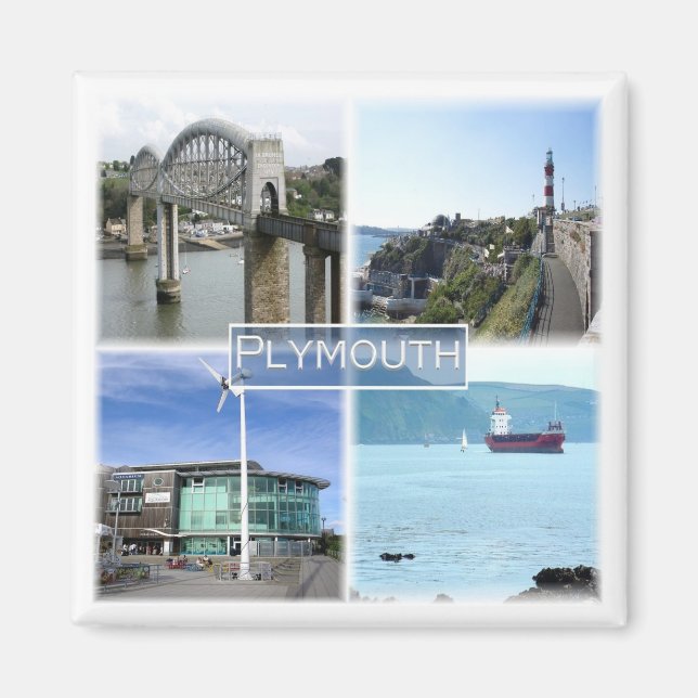 ENG045 PLYMOUTH DEVON, England, Europe, Fridge Magnet (Front)