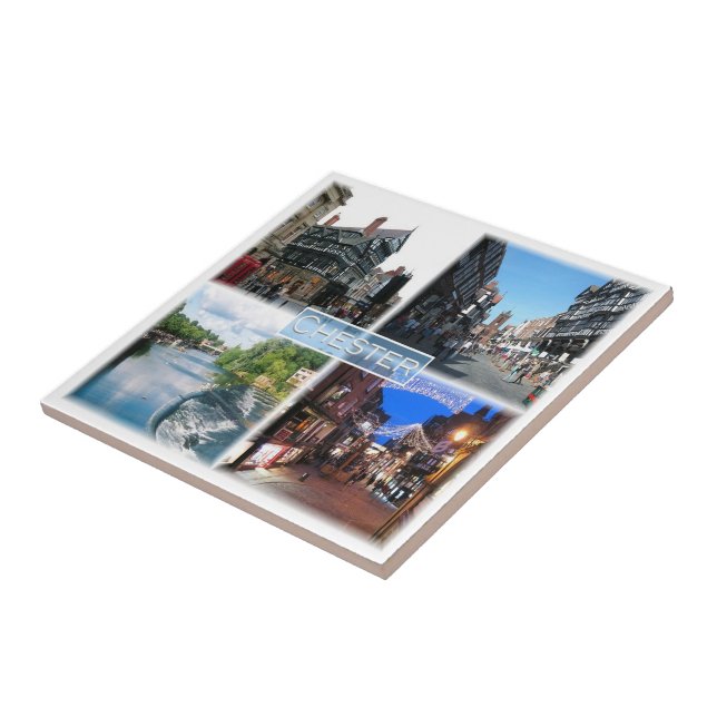 ENG051 CHESTER, England, Europe, Tile (Side)