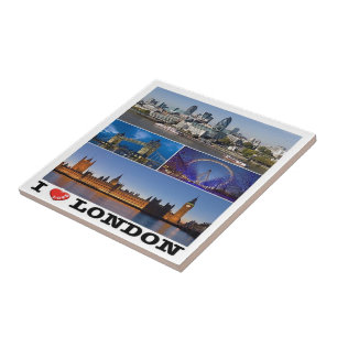 ENG065 LONDON "I LOVE", England, Tile