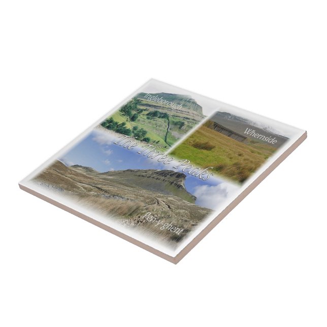 ENG069 THE THREE PEAKS, Yorkshire, Tile (Side)