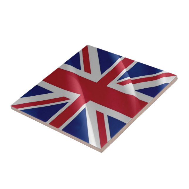 ENG103 WAVING FLAG of UNITED KINGDOM, Tile (Side)