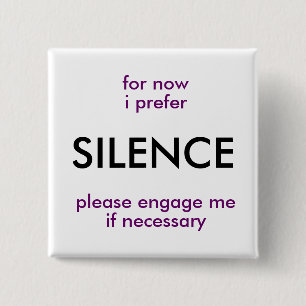 engage if necessary 2 inch square button