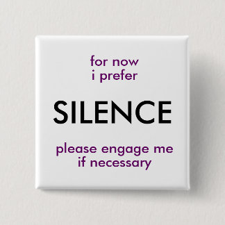 engage if necessary 2 inch square button