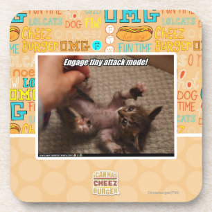 Engage tiny attack mode! coaster