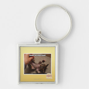 Engage tiny attack mode! keychain