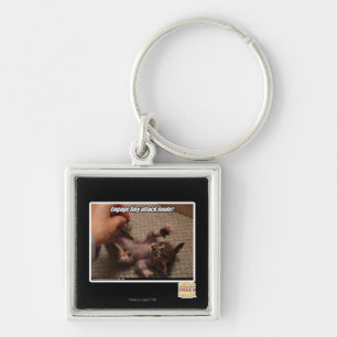 Engage tiny attack mode! keychain