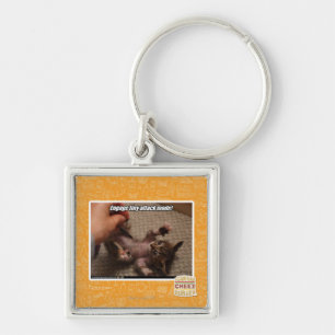 Engage tiny attack mode! keychain