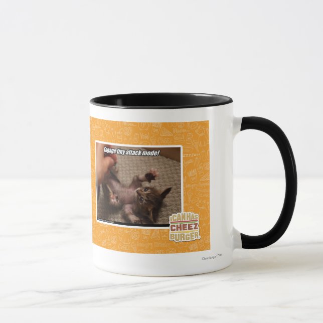 Engage tiny attack mode! mug (Right)