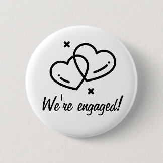 Engaged! 2 Inch Round Button