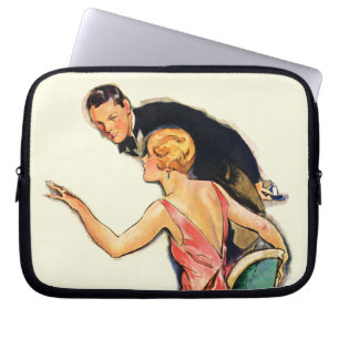 Engaged Couple Laptop Sleeve