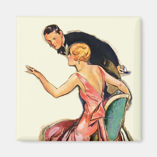 Engaged Couple Magnet (Front)