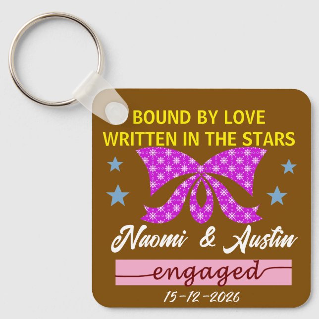 engaged keychain (Front)