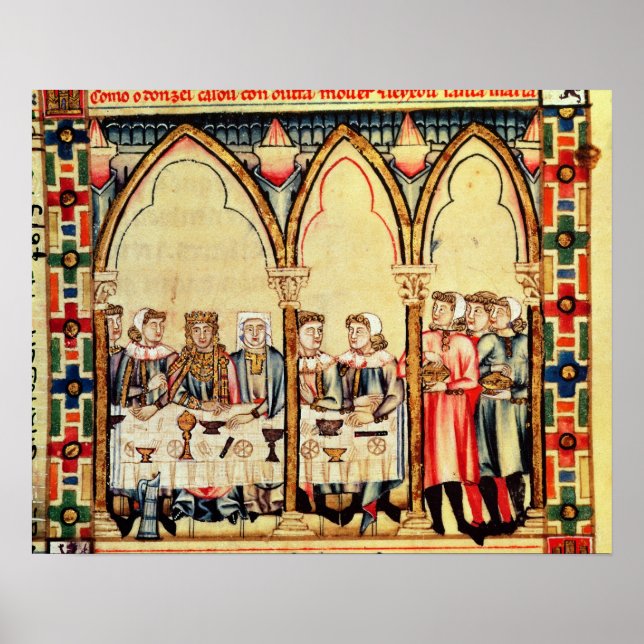Engagement Banquet, from the manuscript Poster (Front)