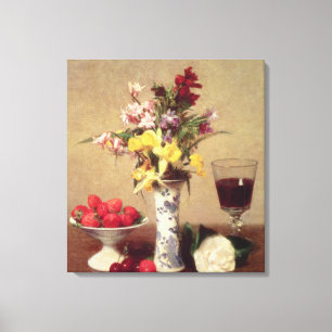 Engagement Bouquet Canvas Print