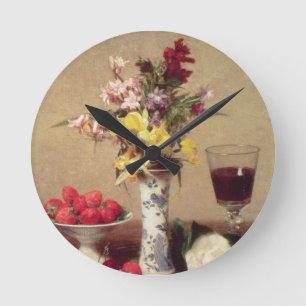 Engagement Bouquet Round Clock