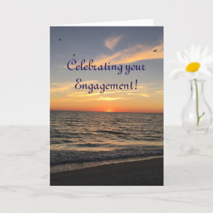 Engagement Celebration, Folded Greeting Card