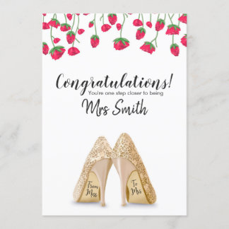 Engagement Congratulations Card