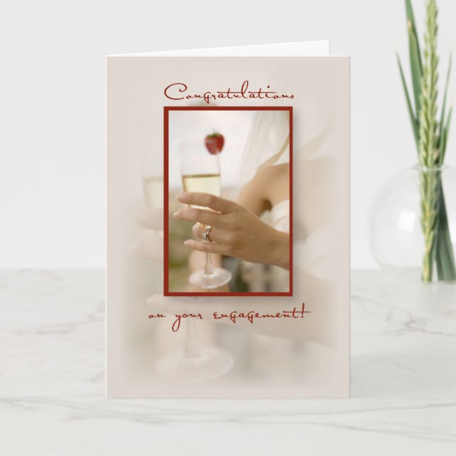 Engagement Congratulations Card (Front)