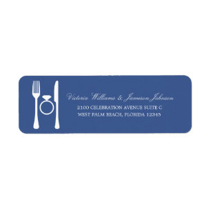 ENGAGEMENT DINNER ADDRESS LABELS