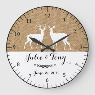 Engagement Gift Engagement clock
