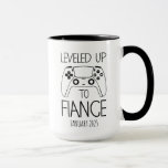 Engagement Gift for Him, LEVELED UP TO FIANCE  Mug<br><div class="desc">Engagement Gift for Him,  LEVELED UP TO FIANCE Two-Tone Coffee Mug -  Engagement gift him,  Future husband mug,  Wedding gift groom,  Personalized mug,  Custom fiance mug,  Gift future husband,  Fiancé birthday gift,  valentine's Day him,  fiance gift for him</div>