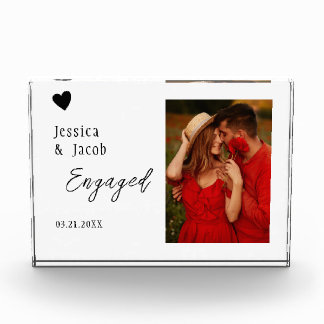 Engagement Gifts for Couple Newly Engaged Gift Photo Block