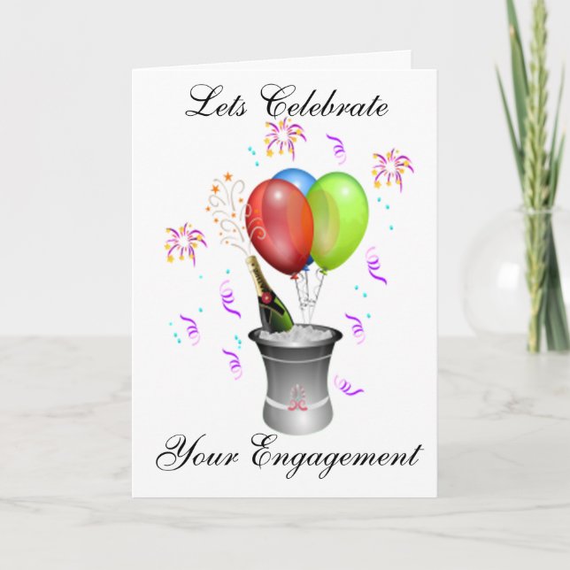 ENGAGEMENT GREETING CARD (Front)