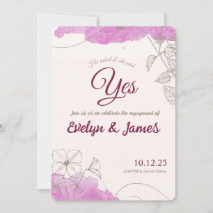 Engagement invitation