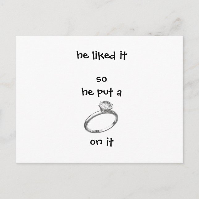 Engagement Invitation Postcard (Front)