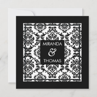 ENGAGEMENT INVITATIONS :: damask colours 10