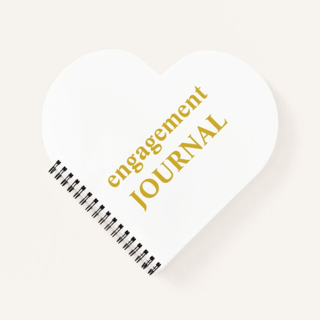 Engagement Journal and Memory Book | Engagement Gi (Front)